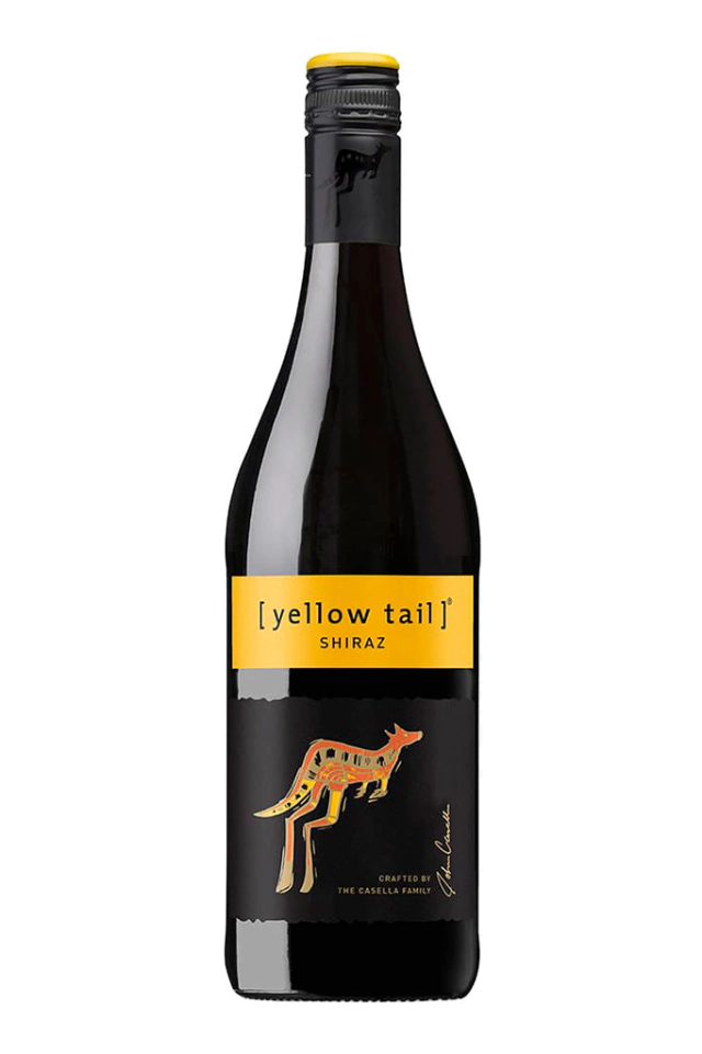 Yellow Tail Shiraz — cardápio do jantar da Pousada Maple em Monte Verde MG